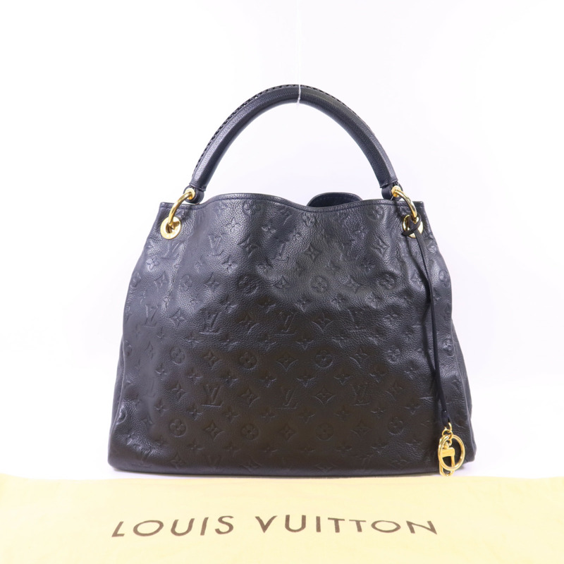 LOUIS VUITTON 牛皮皮革Artsy MM金扣肩背袋-17