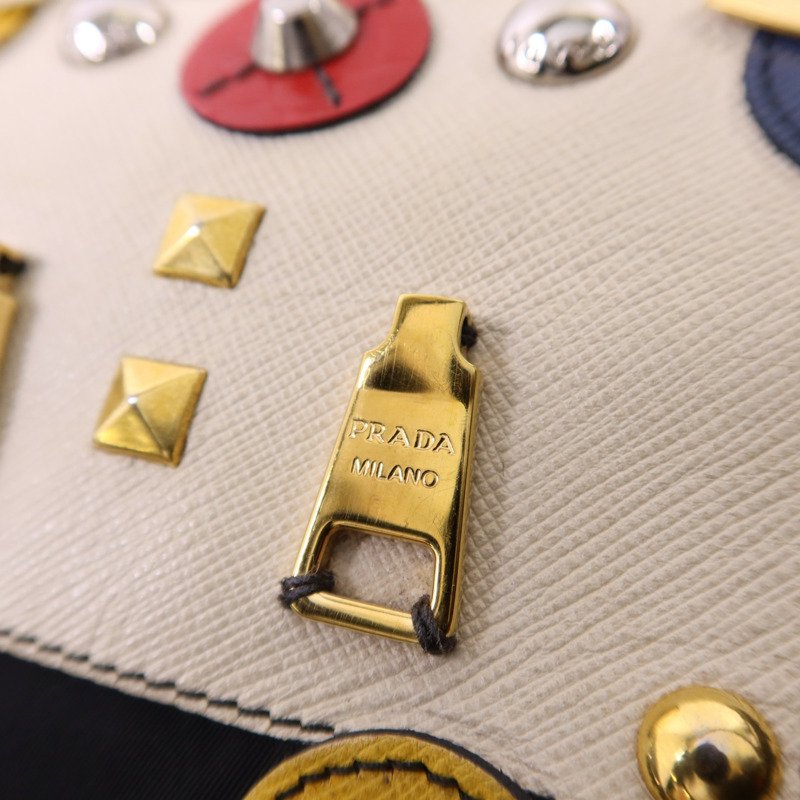 PRADA 尼龍Robot Tote Bag金扣手挽袋1BG052-10