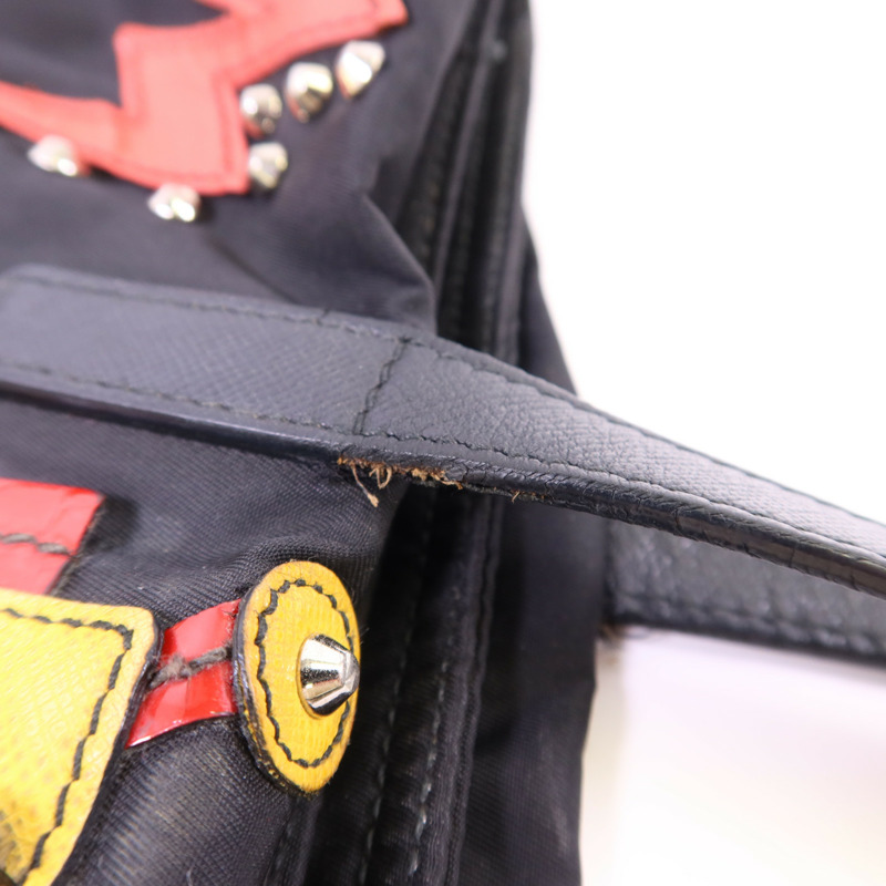 PRADA 尼龍Robot Tote Bag金扣手挽袋1BG052-20