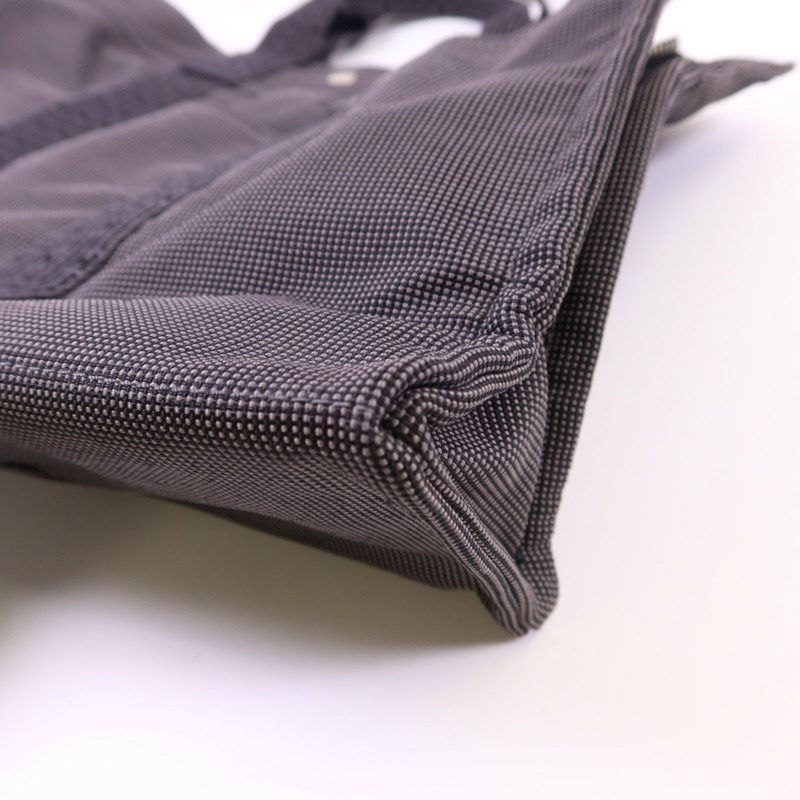 HERMES 帆布Fourre Tout Tote MM銀扣手挽袋-10