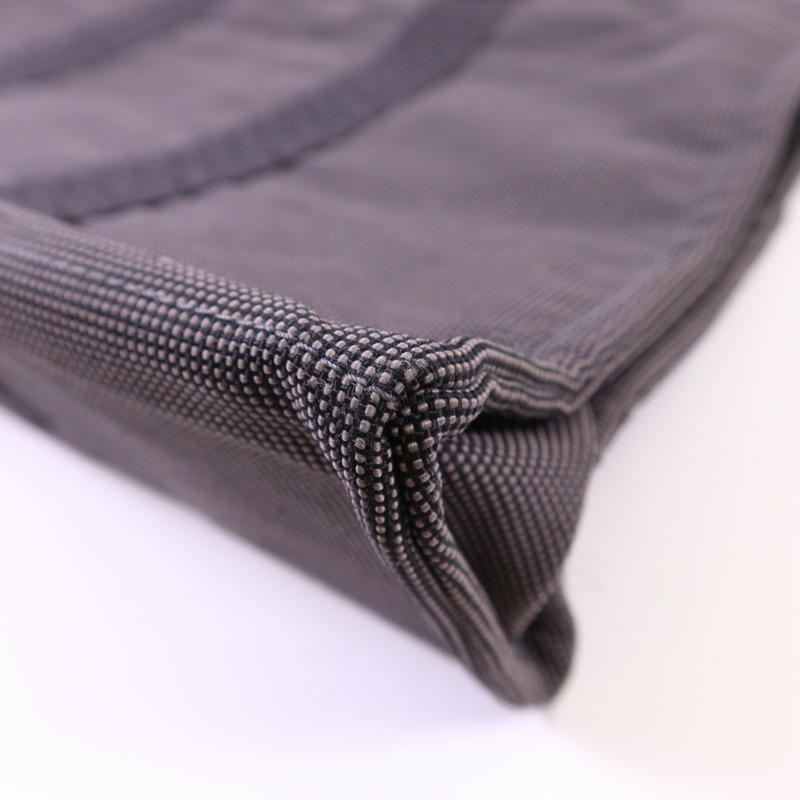 HERMES 帆布Fourre Tout Tote MM銀扣手挽袋-12