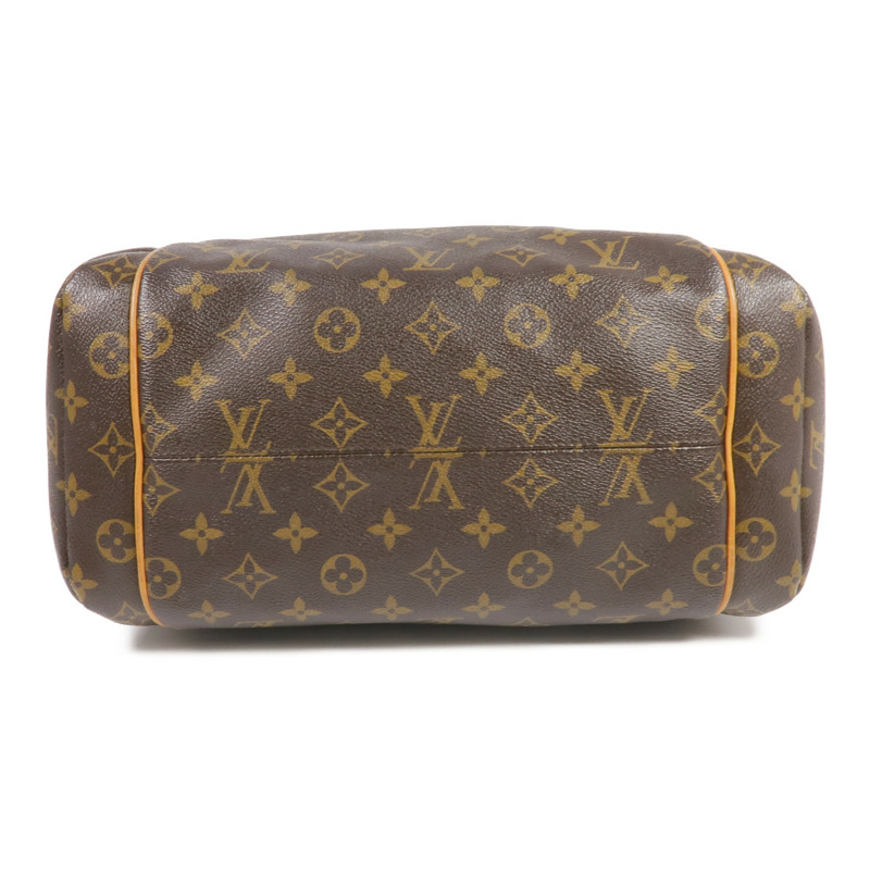LOUIS VUITTON Monogram Totally MM金扣肩背袋棕色-3