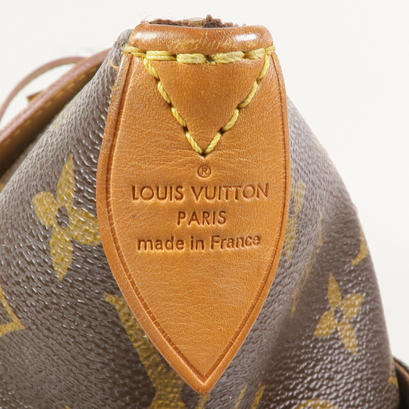 LOUIS VUITTON Monogram Totally MM金扣肩背袋棕色-5