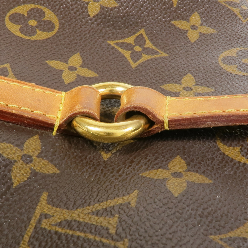 LOUIS VUITTON Monogram Totally MM金扣肩背袋棕色-15