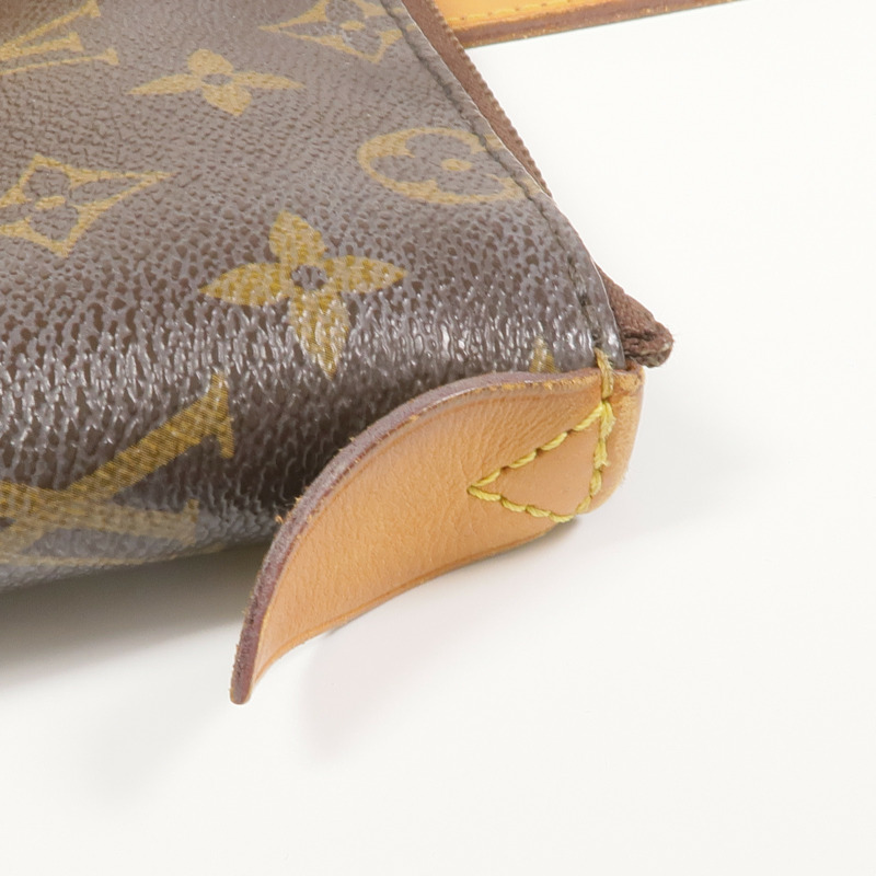 LOUIS VUITTON Monogram Totally MM金扣肩背袋棕色-16