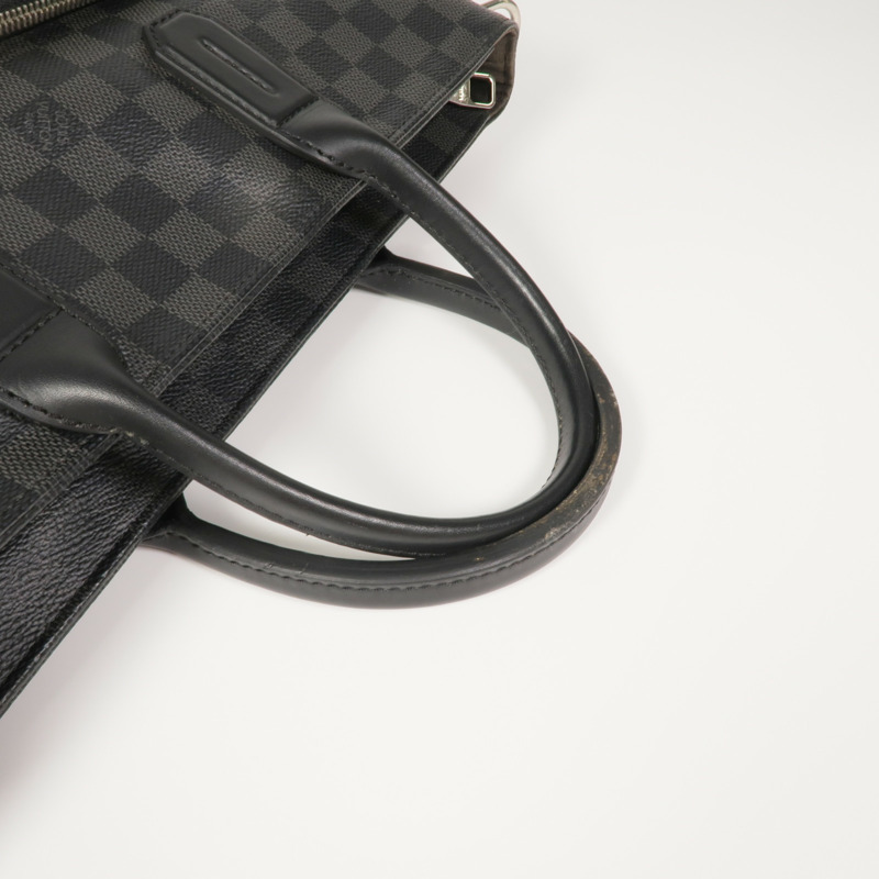LOUIS VUITTON Damier Graphite 7 Days a Week公事包-7