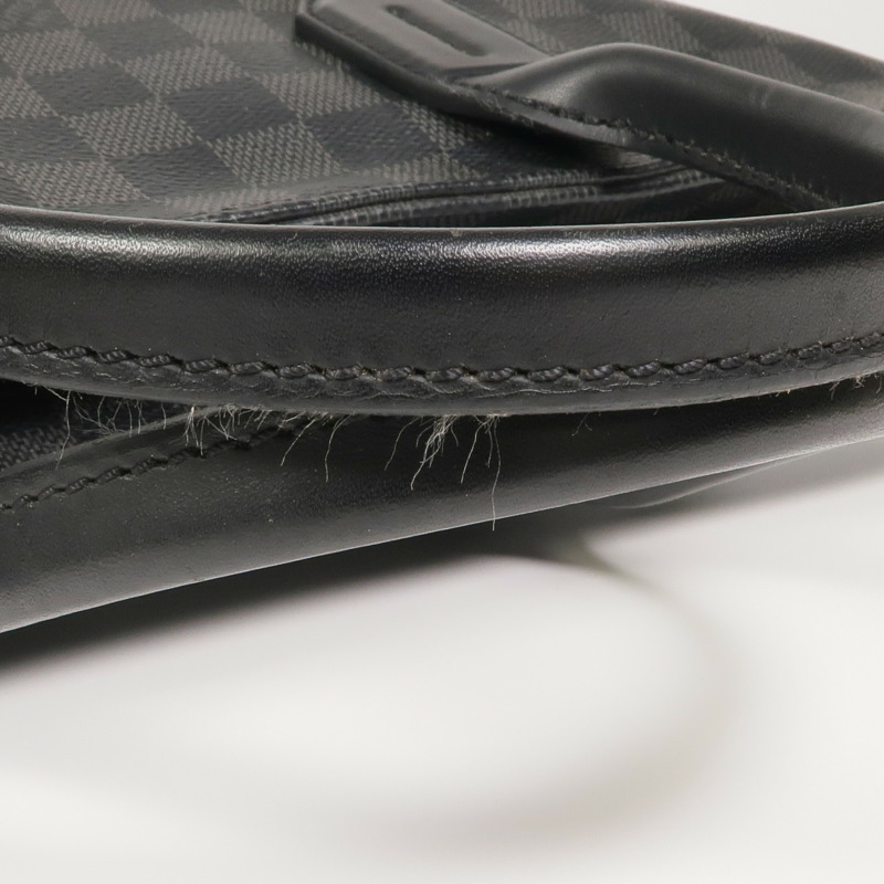 LOUIS VUITTON Damier Graphite 7 Days a Week公事包-14