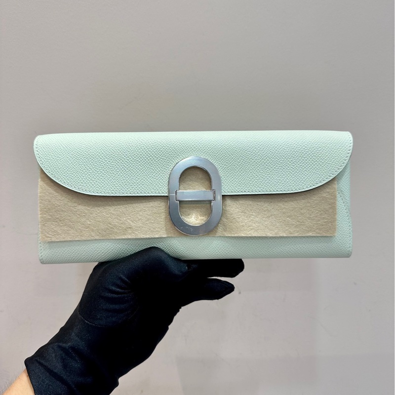 【全❤️全套】Hermes豬鼻 to go 23年新款 氣泡綠斜挎包-1