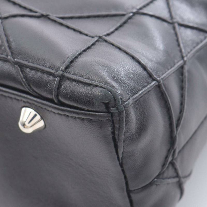 Dior Granville 黑色皮革手提包，二手女款-7