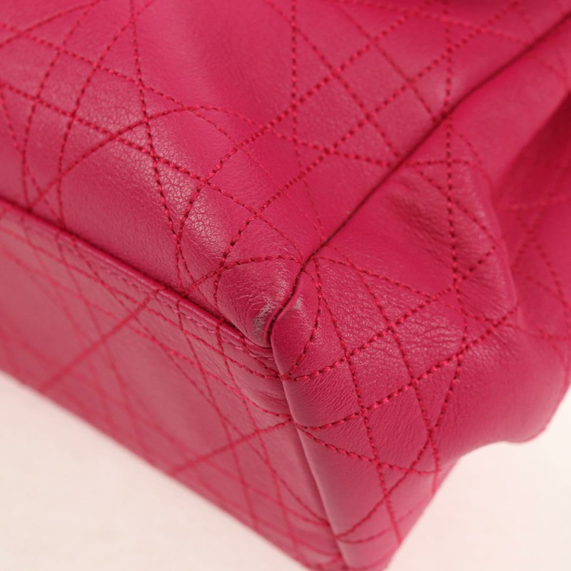 【日本直送】Christian Dior Canage 鏈條肩背包 粉紅色 銀色 正品 BA8702V-14