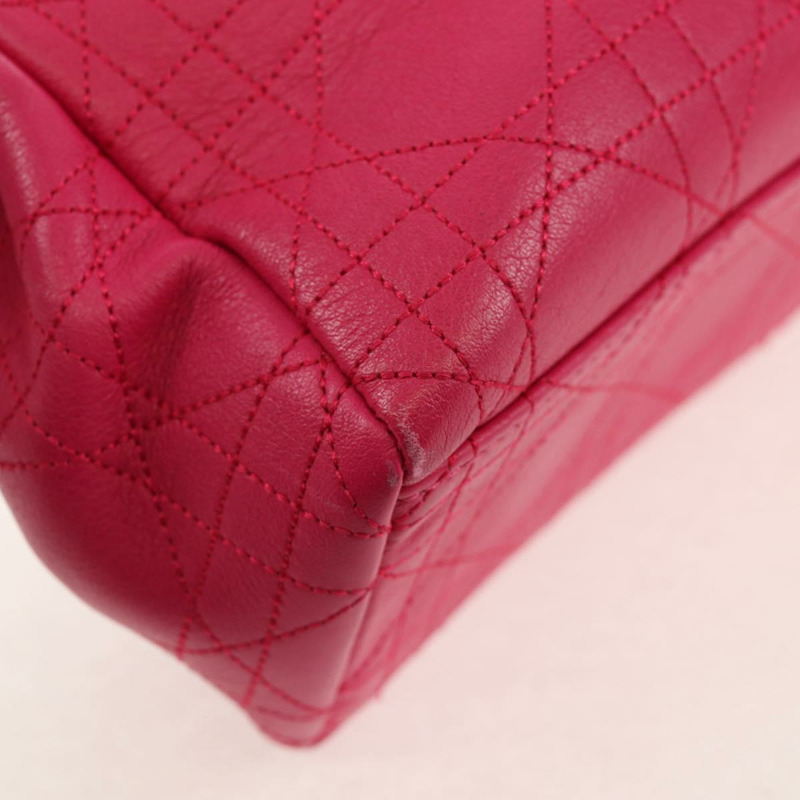 【日本直送】Christian Dior Canage 鏈條肩背包 粉紅色 銀色 正品 BA8702V-15