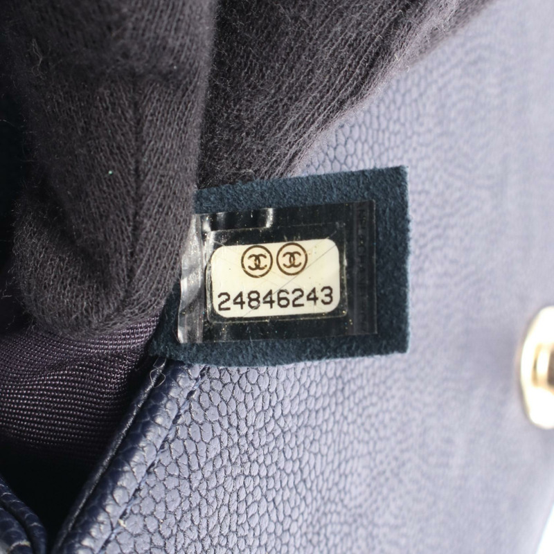 香奈兒 Boy Chanel 小號單肩手提包 A67085 小牛皮 海軍藍 金色五金 二手 女士-4