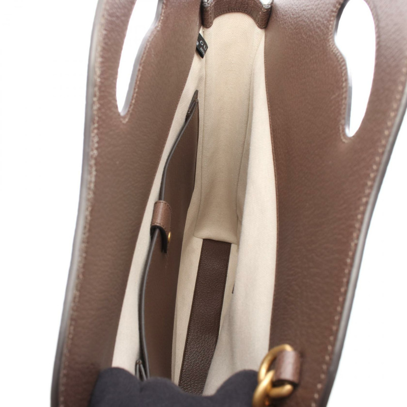 GUCCI GG Supreme 兩用斜背包 688497 帆布皮革 米色 棕色 多色-2