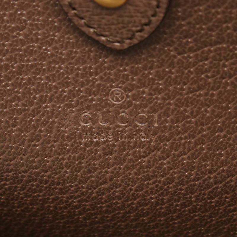 GUCCI GG Supreme 兩用斜背包 688497 帆布皮革 米色 棕色 多色-3