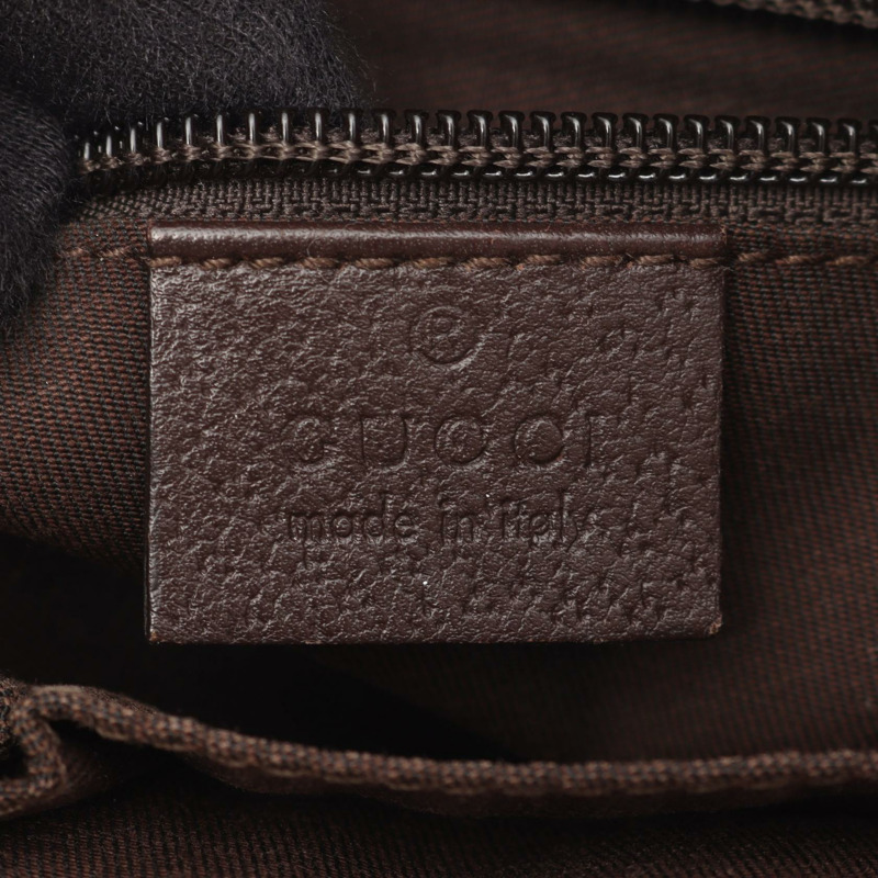 GUCCI GG帆布雪莉線單肩包 256100 帆布皮革 米色 棕色 多色-4