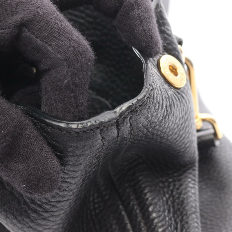 PRADA Vitterodino 2Way 單肩手提包，黑色真皮，二手女款-4