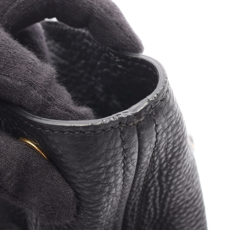 PRADA Vitterodino 2Way 單肩手提包，黑色真皮，二手女款-5