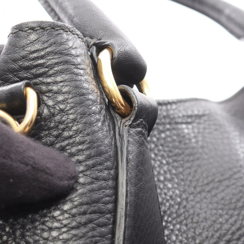 PRADA Vitterodino 2Way 單肩手提包，黑色真皮，二手女款-6