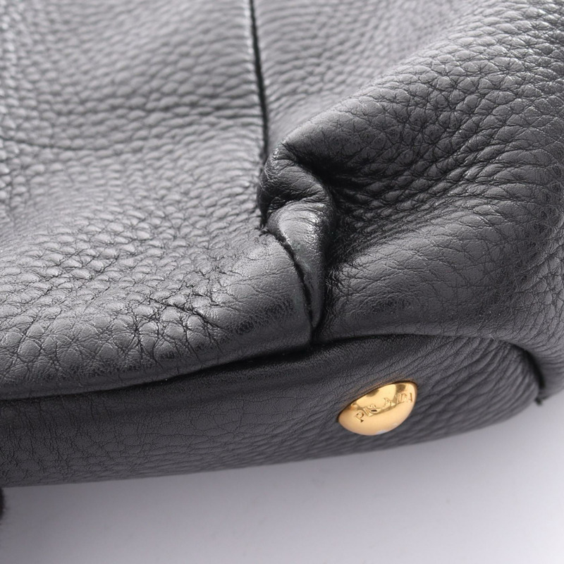 PRADA Vitterodino 2Way 單肩手提包，黑色真皮，二手女款-10