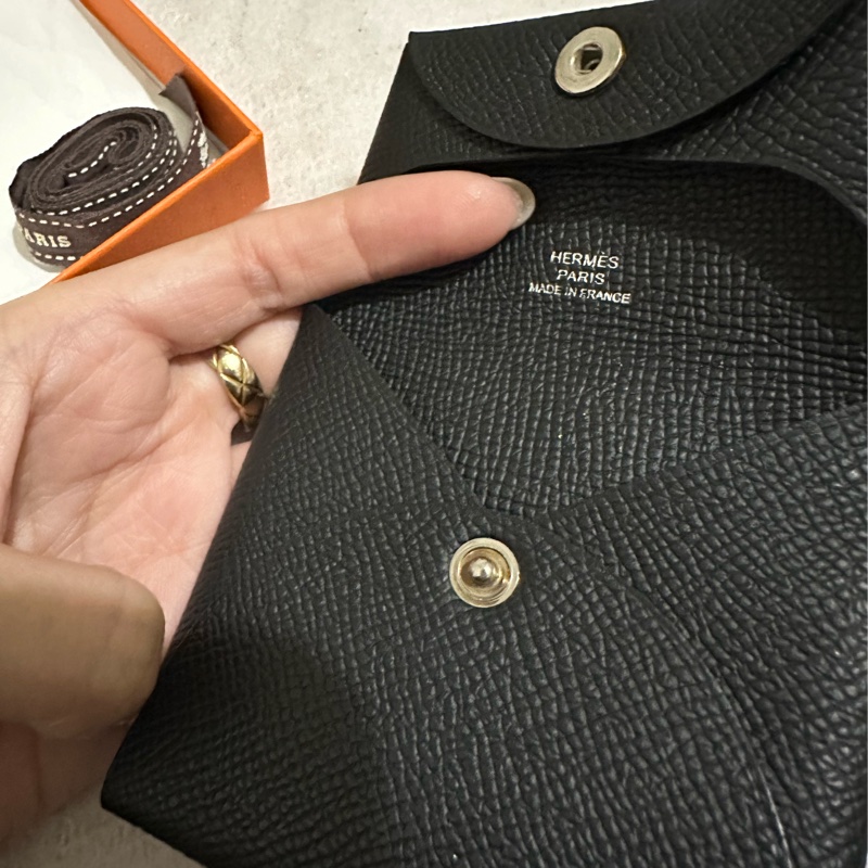 HERMES  Epsom皮革 Bastia （黑色）-10
