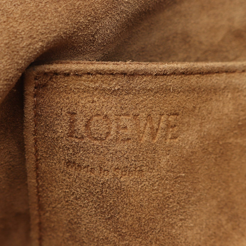 LOEWE Missy 2Way 單肩手提包 327.12KR95 皮革 米色 二手 女士-3