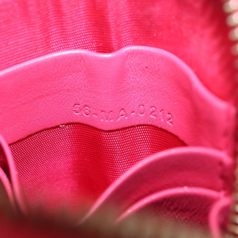 【日本直送】Christian Dior Cannage 手機鏈肩包 2way 粉金配色 Auth 156668V-10