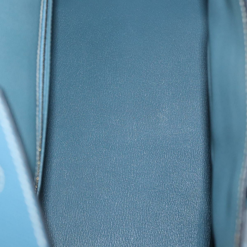 【日本直送】愛馬仕 Birkin 35 手提包，Epsom 壓花淺藍色金色，正品編號 156385SM-9