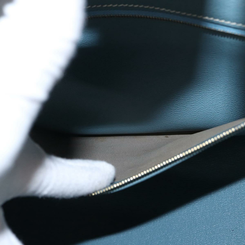 【日本直送】愛馬仕 Birkin 35 手提包，Epsom 壓花淺藍色金色，正品編號 156385SM-22