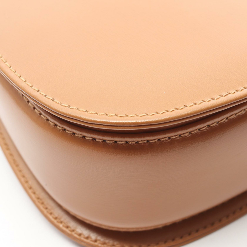 GUCCI 竹節單肩斜背包 00020460188 皮革 棕色 二手 女士-10