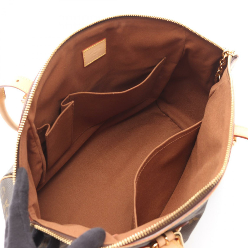 路易威登 Tivoli GM 單肩手提包 M40144 Monogram 帆布棕色二手 LV-2