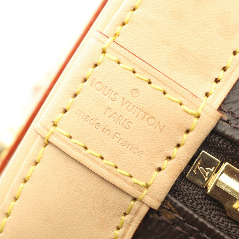 路易威登 Alma BB 單肩手提包 M46990 Monogram 帆布皮革棕色二手-3