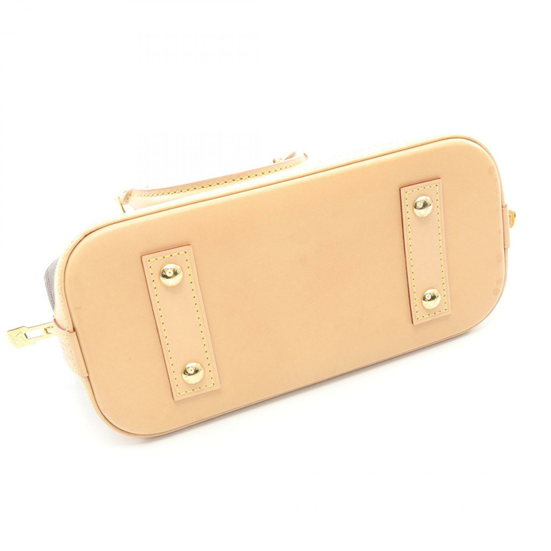 路易威登 Alma BB 單肩手提包 M46990 Monogram 帆布皮革棕色二手-7