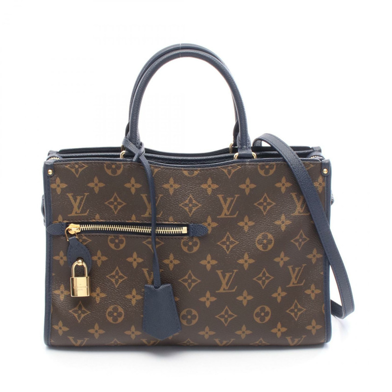 路易威登 Popincourt PM 單肩手提包 M43434 Monogram 帆布 海軍藍 二手-0