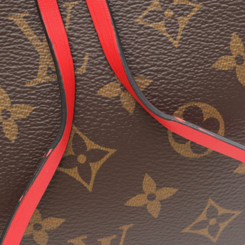 路易威登 NeoNoe 單肩斜背包 M44021 Monogram 帆布 紅色 二手 LV-8