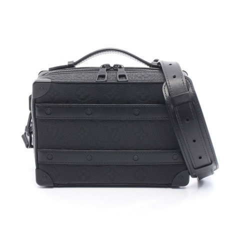 路易威登 Handle Soft Trunk 單肩背包 M59163 Monogram Taurillon 皮革