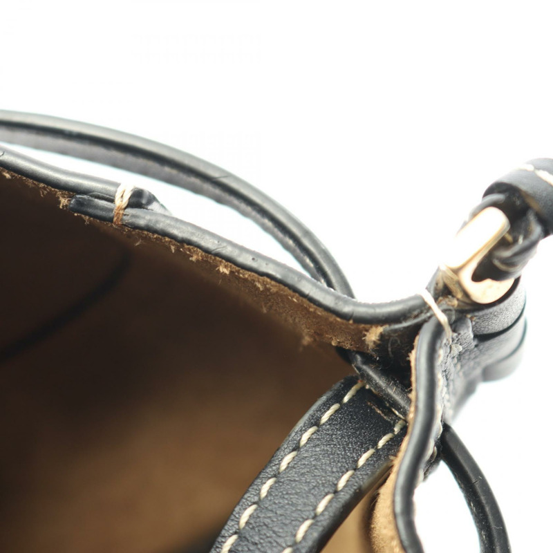 LOEWE Gate迷你肩斜背包，黑色真皮，二手女款-4