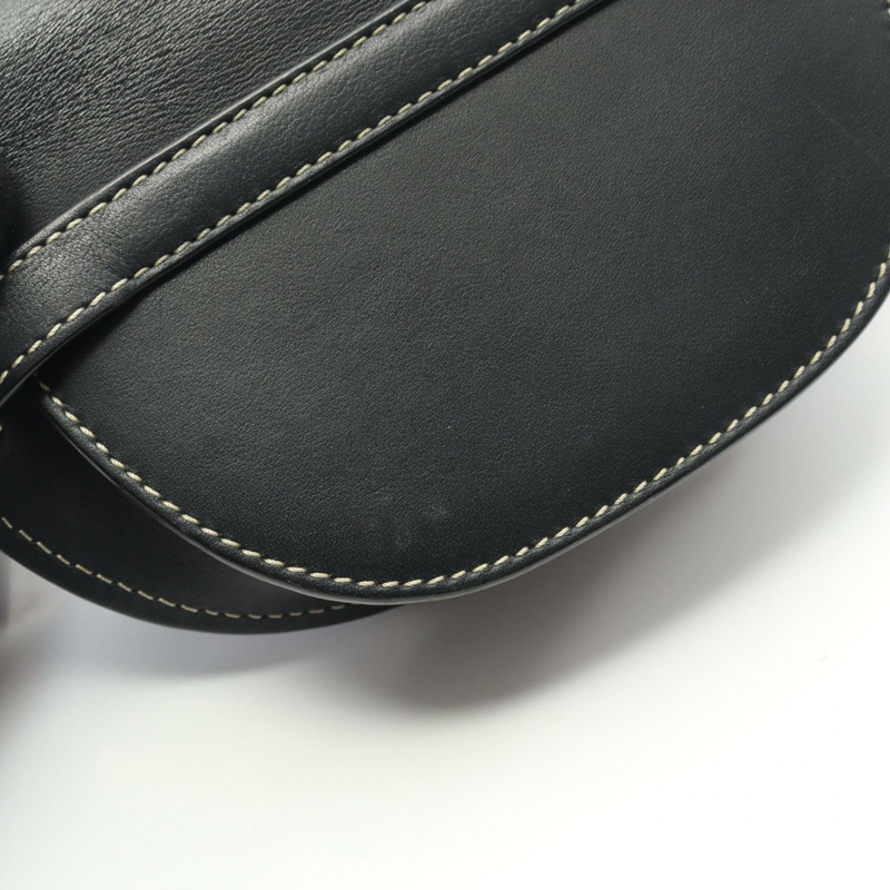 LOEWE Gate迷你肩斜背包，黑色真皮，二手女款-6