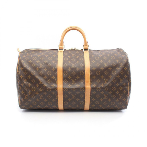 路易威登 Keepall 55 旅行手提包 M41424 Monogram 帆布皮革二手 LV