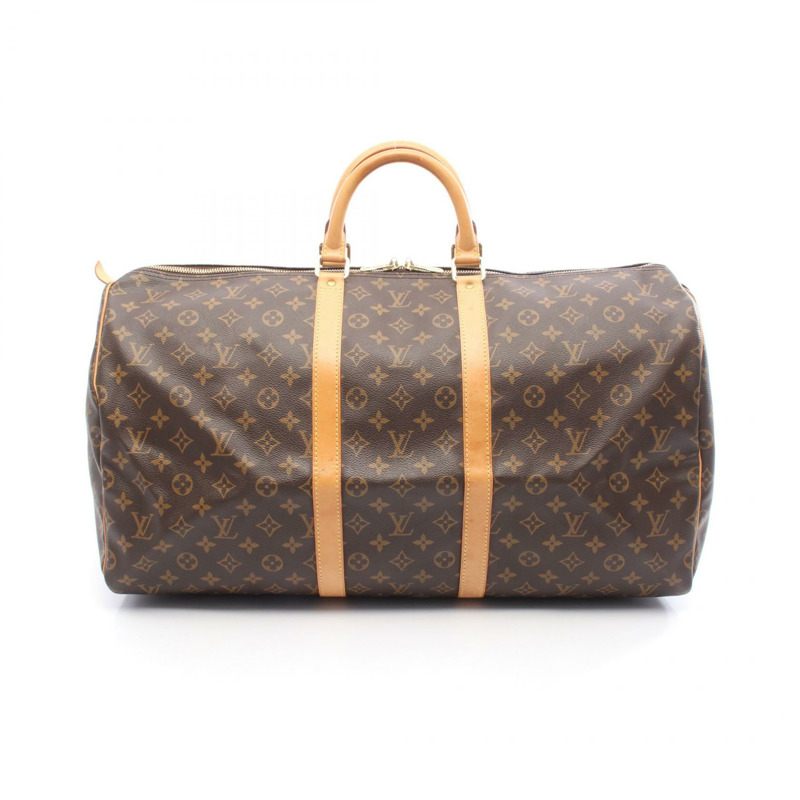 路易威登 Keepall 55 旅行手提包 M41424 Monogram 帆布皮革二手 LV-0