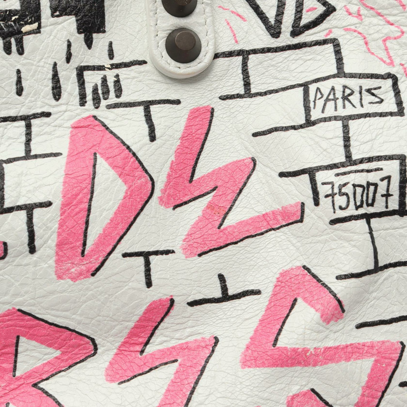 巴黎世家經典款 City S 兩用肩背手提包 431621 皮革 灰色 多色-9