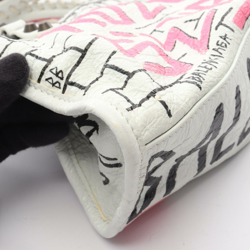 巴黎世家經典款 City S 兩用肩背手提包 431621 皮革 灰色 多色-10