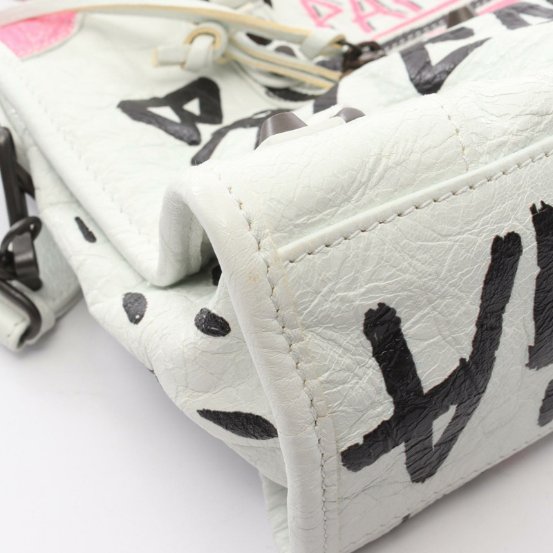 巴黎世家經典款 City S 兩用肩背手提包 431621 皮革 灰色 多色-11