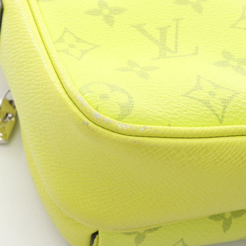 路易威登戶外斜背包 PM M30239 Taigalama 黃色 二手 LV-10