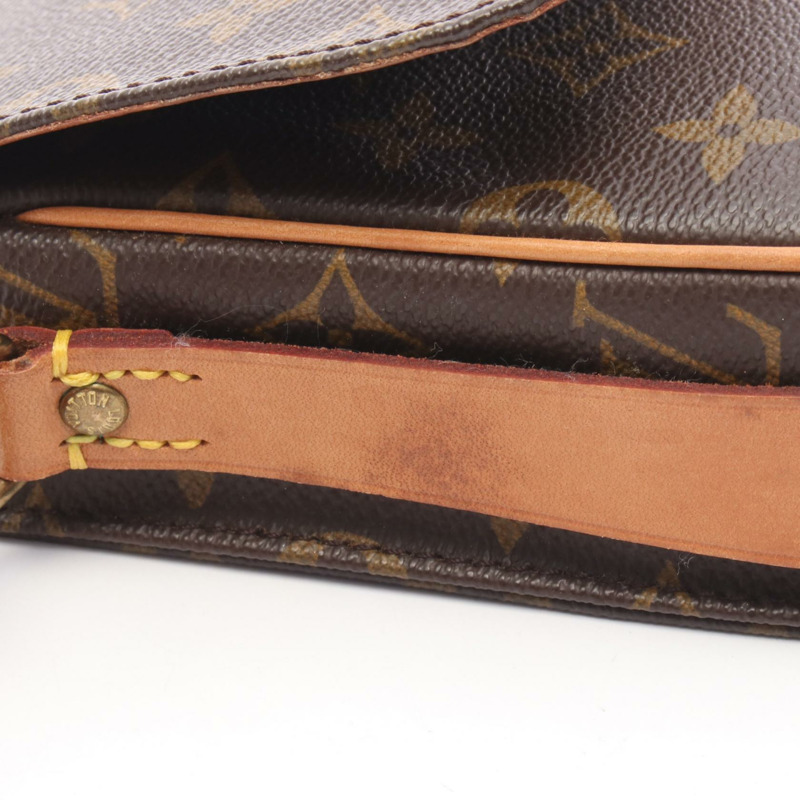 路易威登 Cartouchiere PM 單肩斜背包 M51254 Monogram 二手 LV-6