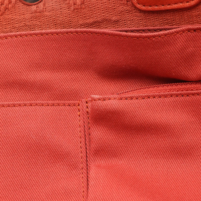 香奈兒 COCO 標誌大號購物鏈肩背手提包，紅色，二手 CC-5