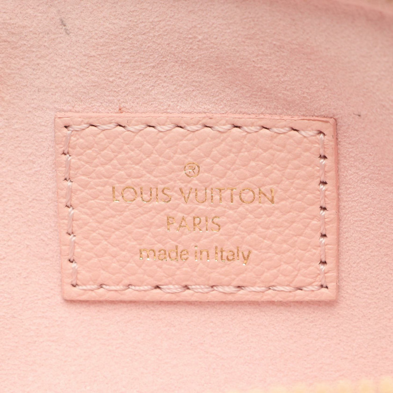 路易威登迷你腰包/肩背包 M82347 Monogram Empreinte 粉紅 LV-3