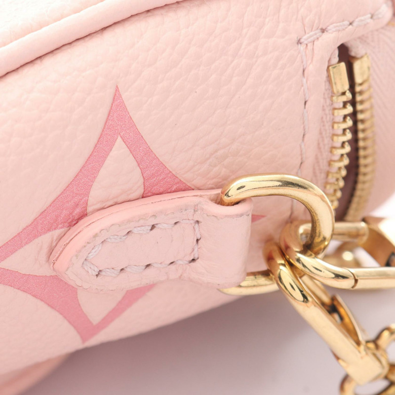 路易威登迷你腰包/肩背包 M82347 Monogram Empreinte 粉紅 LV-4