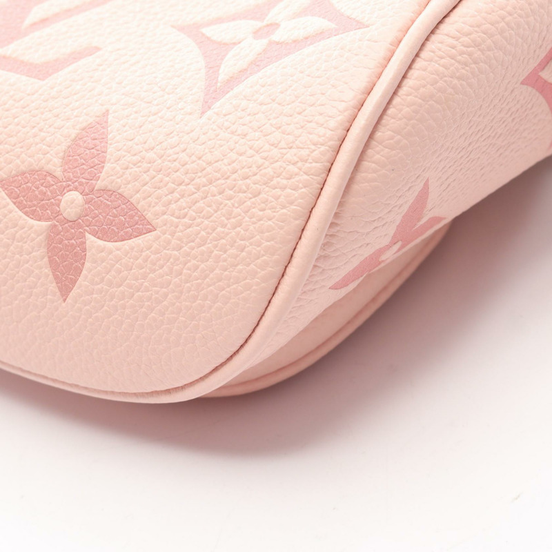 路易威登迷你腰包/肩背包 M82347 Monogram Empreinte 粉紅 LV-6