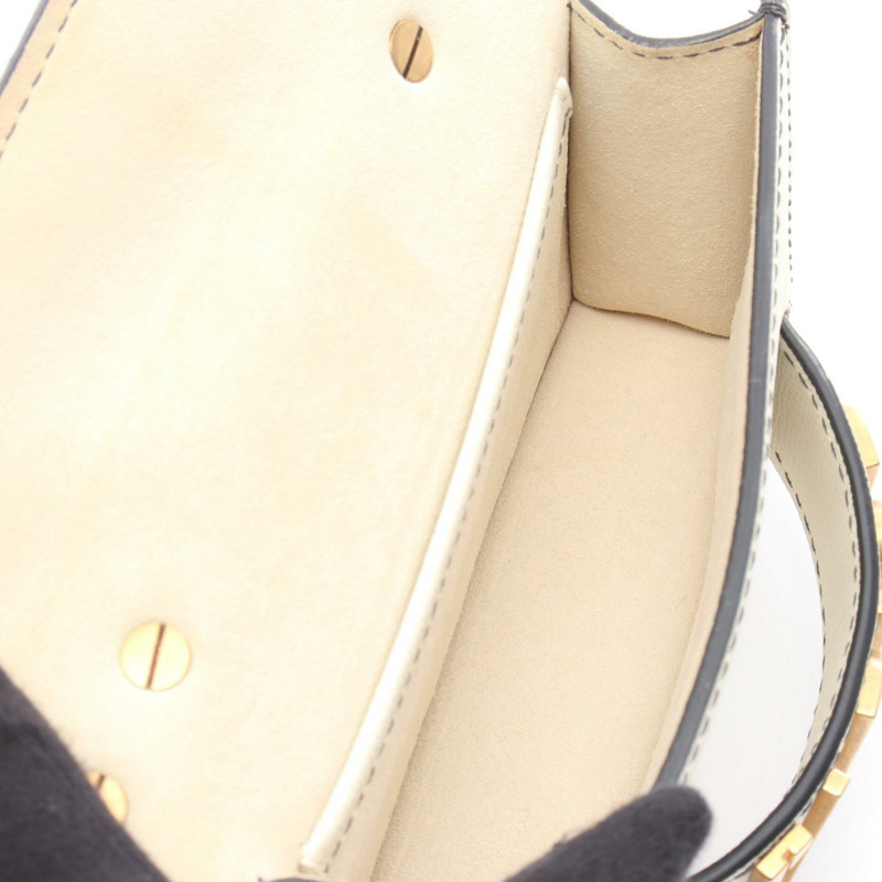 Christian Dior 鏈條單肩包 M9002CVWU 白色皮革二手女士 CD J'ADIOR-2