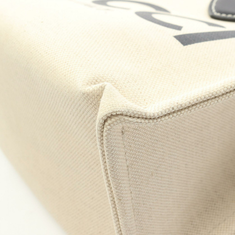 GUCCI 印花迷你手提包 772144 帆布皮革 米色 海軍藍 二手 女士-4